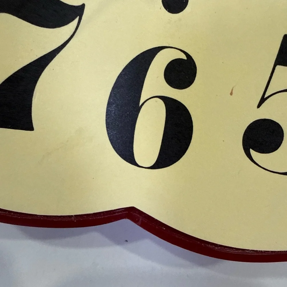 1970s Ingraham Red Plastic Apple Wall Clock Cottage Core granny Core WORKING! - Picture 11 of 12